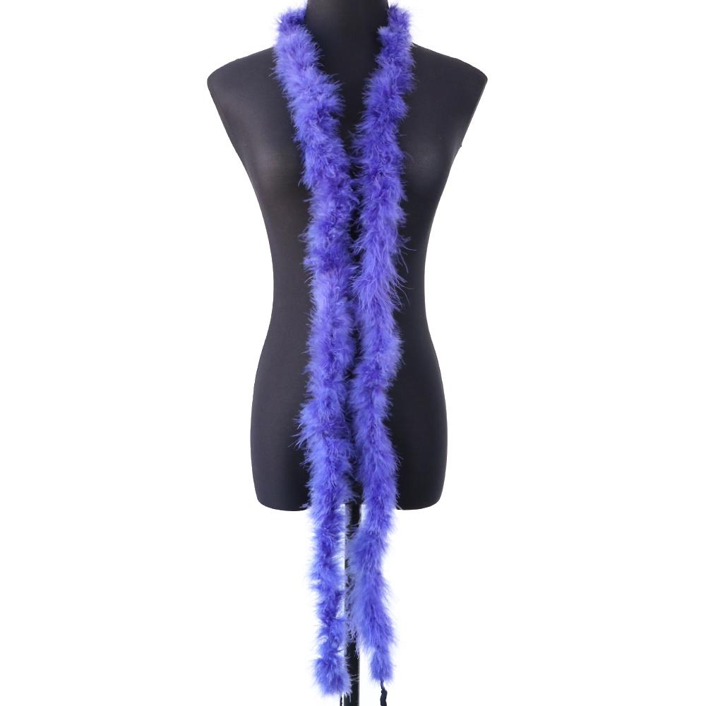DIY 11G Marabou Feathers Boa For Shaw 2 Meters Turkey Plumes Frigne For DIY Wedding Dress Clothing Shawl Decoration Sewing Crafts