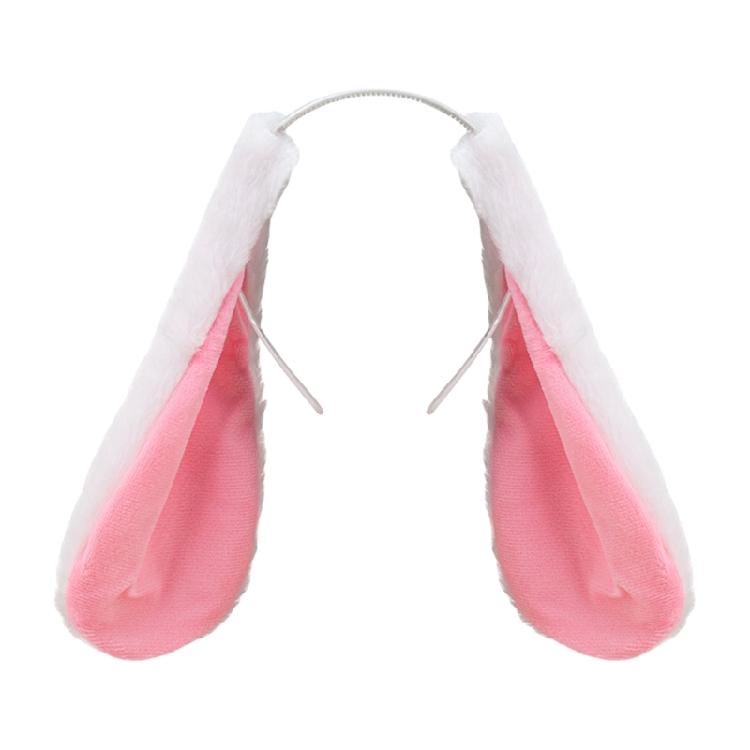 Adorkable Headband Cartoon Rabbits Hair Hoop Eye-catching Headpiece Headwear for Halloween Cosplay Role Play