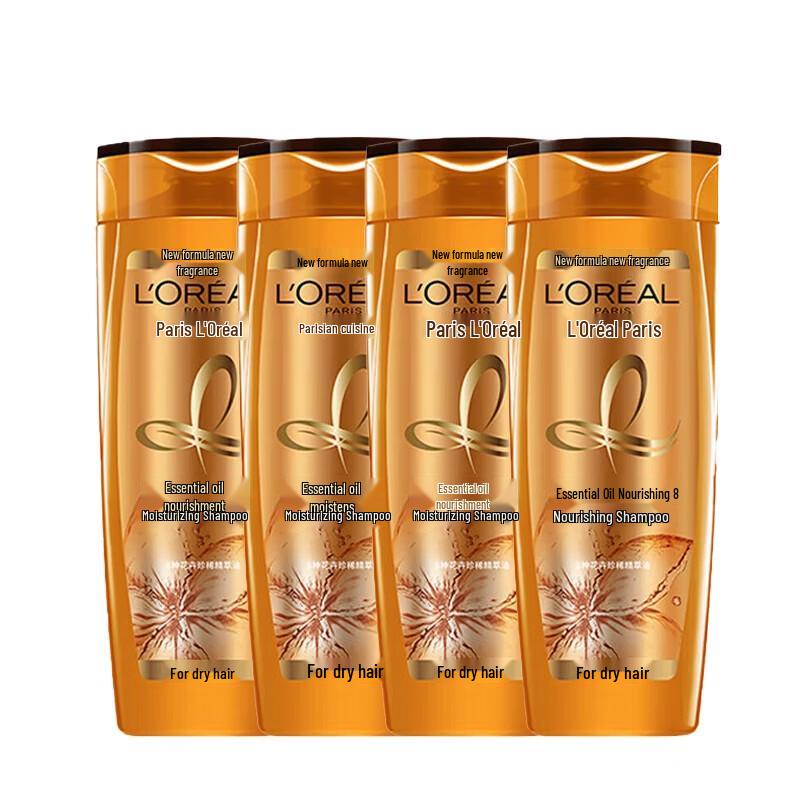 L Oréal Extraordinary Oil Nourishing Shampoo 400ml (4-Pack)