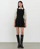 Woman Women'S Flare Mini Dress [Black]