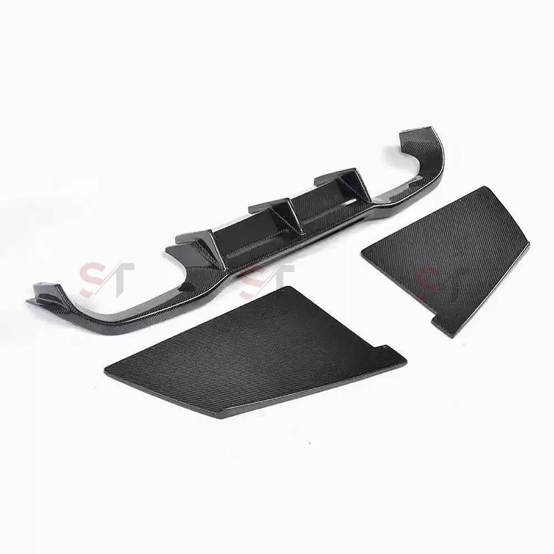 Carbon Fiber Rear Diffuser Kit for BMW M2 F87 - 3 Piece Set