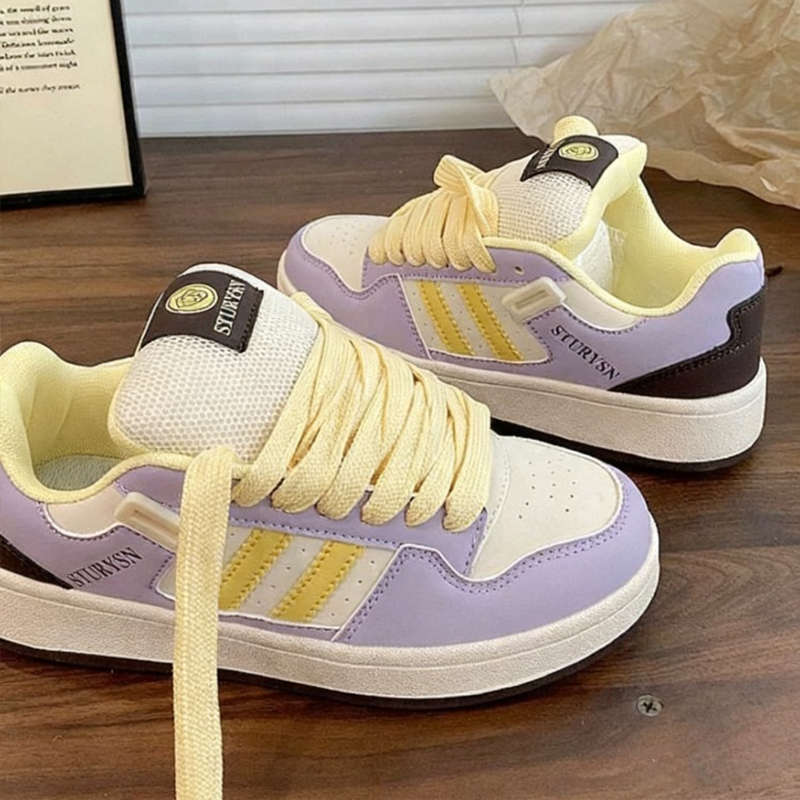 

Бордовые ретро туфли на платформе, женские, ins, в гонконгском стиле, универсальные спортивные и повседневные кеды, осенние новые модели 40 фиолетовый