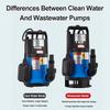220V Compact Submersible Pump Q-Type Clean Water Pump Sewage Pump for Planting Forests Fisheries Ornamental Fish