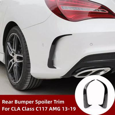 1 pár Spoilery zadního nárazníku Canards Větrací otvory Krycí lišta Pro Mercedes Benz CLA Třídy W117 C117 CLA200 220 250 260 45 AMG 2013-2019