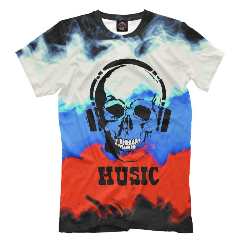 Music Skull 3d Print T-Shirts For Men Summer Fashion Short Sleeve Tees Top Oversized T-Shirt Men Clothing Vintage Streetwear