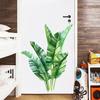 Green Large Leaf Wall Sticker, Tropical Plants Decor, Self-Adhesive Poster for Dorm Room