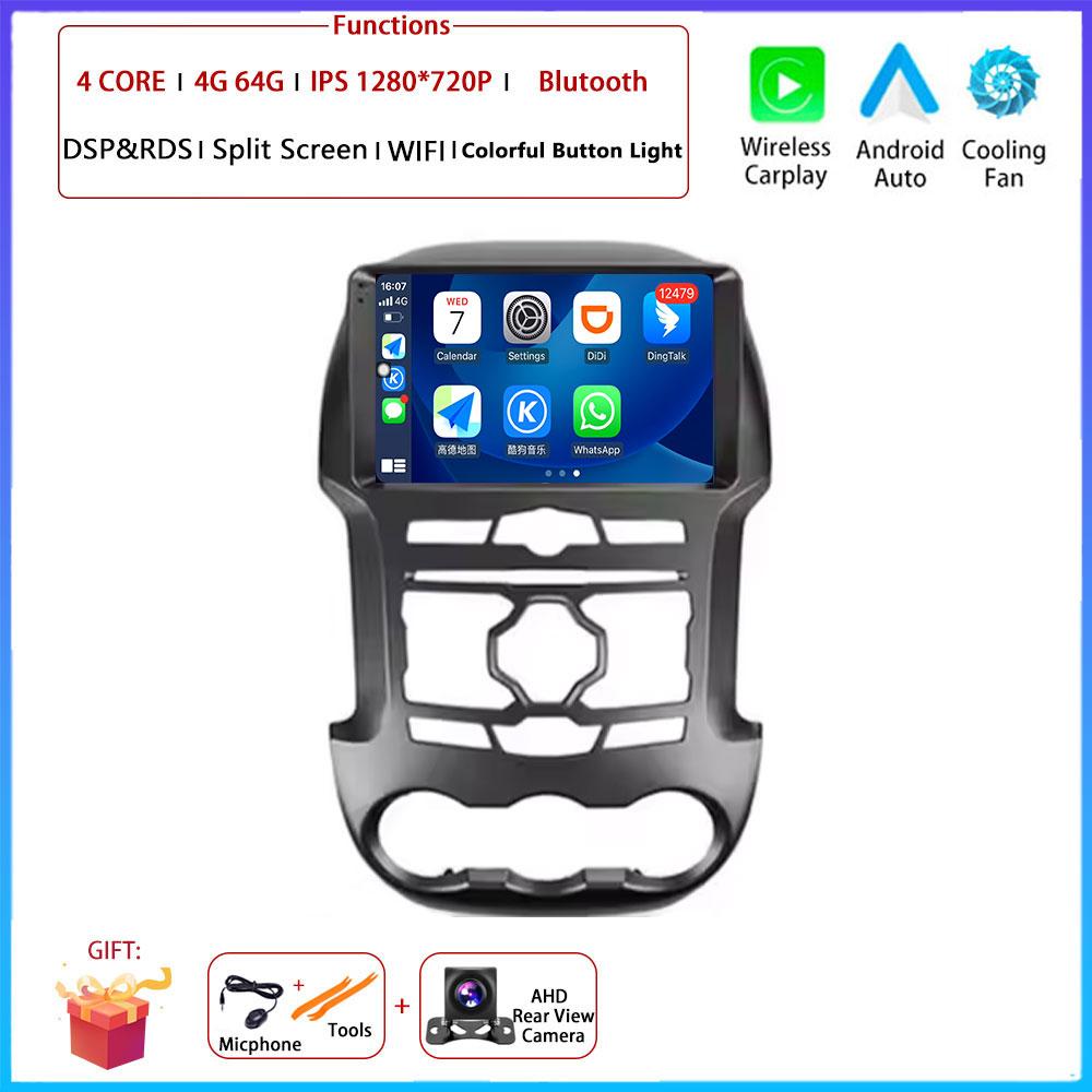 For Ford Ranger 3 2011 2012 2013 2014 2015  Android  Carplay Auto Car Radio Navigation GPS Multimedia Video Player DSP 4G AMI