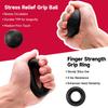 5-60Kg Adjustable Grip Strength Trainer with Finger Exerciser Hand Grip Strengthener for Muscle Building and Injury Recover