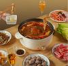 220V Electric Hot Pot Multicooker Household Non-stick Cooking Machine Frying Pan Pot 5L Double-flavor Hot Pot 3L Single Pot