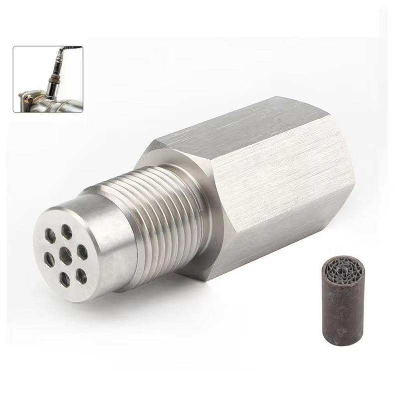 Oxygen Sensor Adapter Car Check Engine Light Fix Catalytic Mesh Oxygen O2 Sensor Spacer Adapter Mini Catalytic Converter
