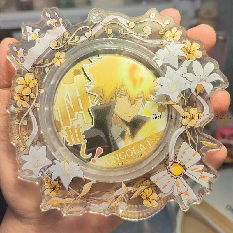 Italife Acrylic Ornament Pin Badges Holder Ita Bag Accessories Women Itabag Decoration Pendant Flower Girls Pin Display H316