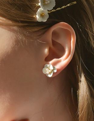 Dana Burton Royal Dane Flower Mini Earrings