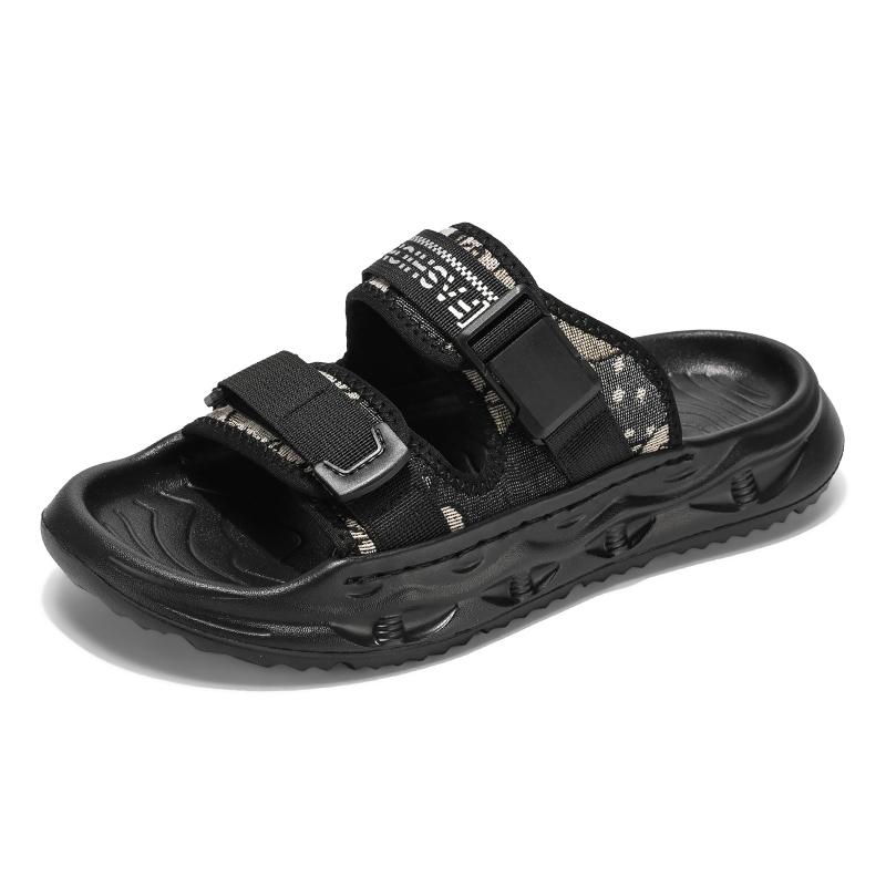 2026 Summer Men's Slippers for Man Beach Sandals Sliders Flip-flops Men Slip On Flats Slipper Footwear Flip Flop Mens Slides