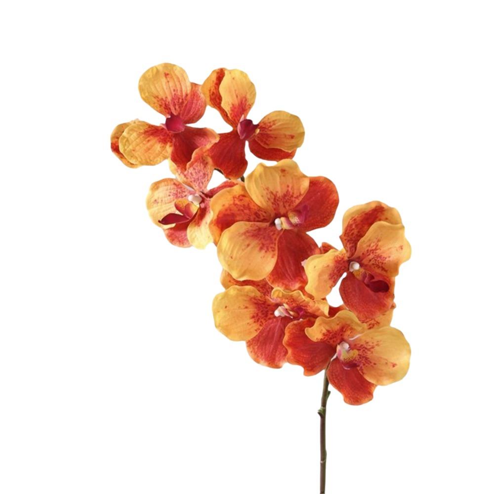 80 CM Length Artificial Orchid Flowers Moisturizing Latex Real Touch Orchids Home Decoration