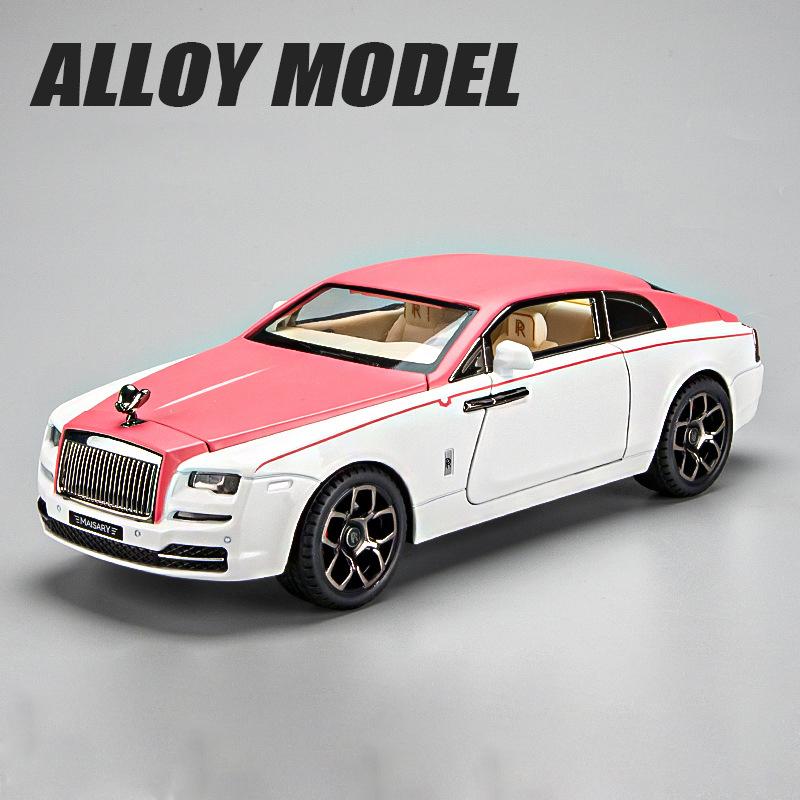 Model auta Wraith v měřítku 1/22, stahovací autíčko se zvukem a světlem pro děti Batole Kluci Dívčí Dárková kolekce