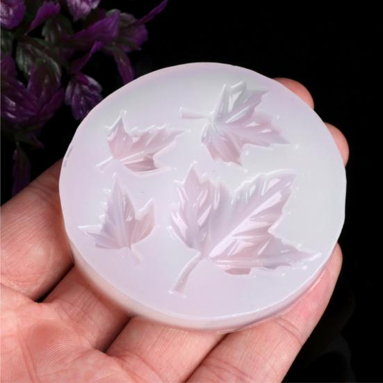 Stampo in silicone foglia d'acero Collana pendente Gioielli Creazione di stampi in resina epossidica fai-da-te