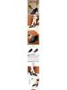 Women's Soft Leather Chunky Heel Slip-On Shoes - Pointed Toe, Elastic Design, Comfortable Work Heels