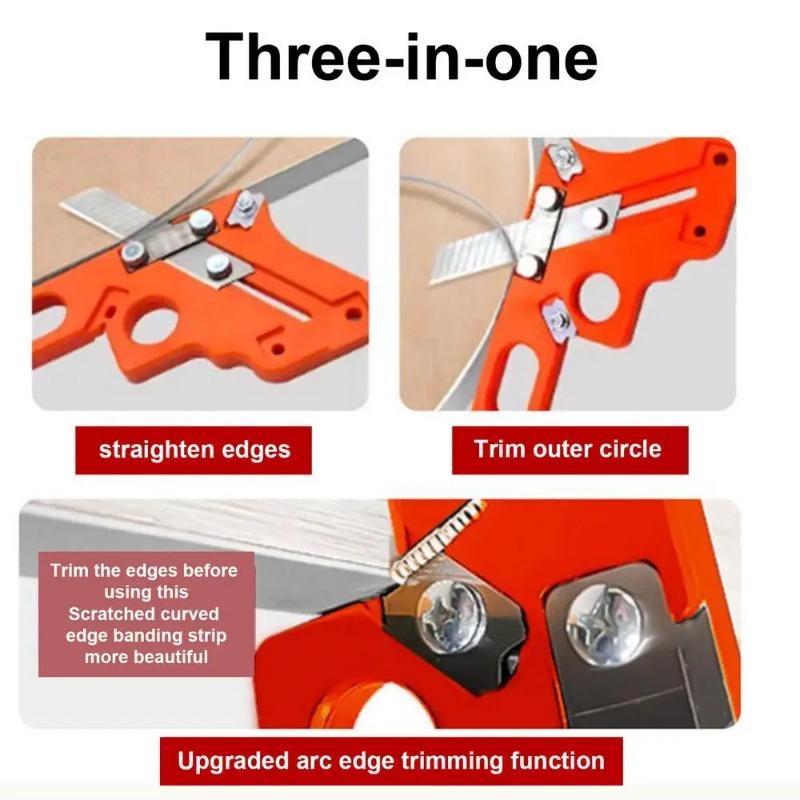 Manual Edge Banding Trimmer Veneer Edge Cutter Tool Woodworking Chamfer Plane Wood Chamfering Fillet Scraper Board Deburring