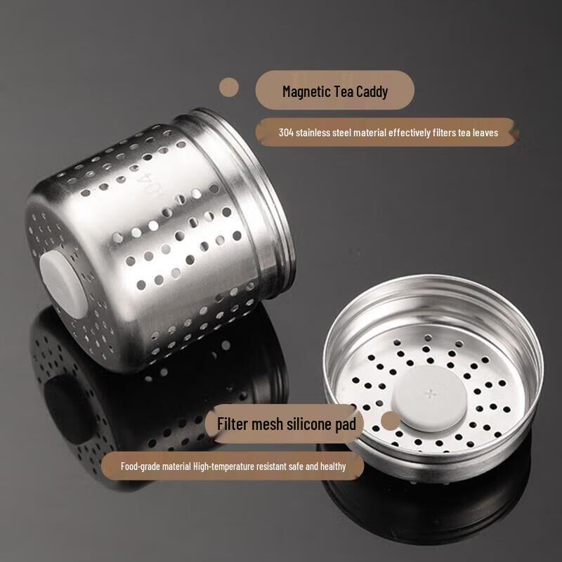 FUGUANG Double-Wall Tea Infuser Glass Bottle