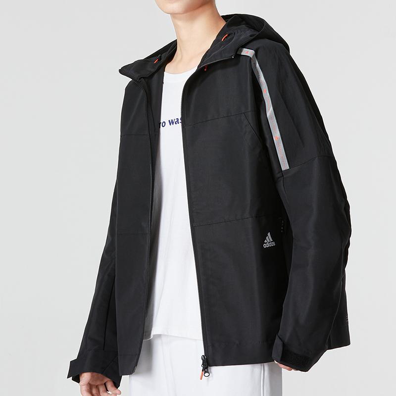 Adidas Commtek Woven Jacket Men Outerwear Black HR4438
