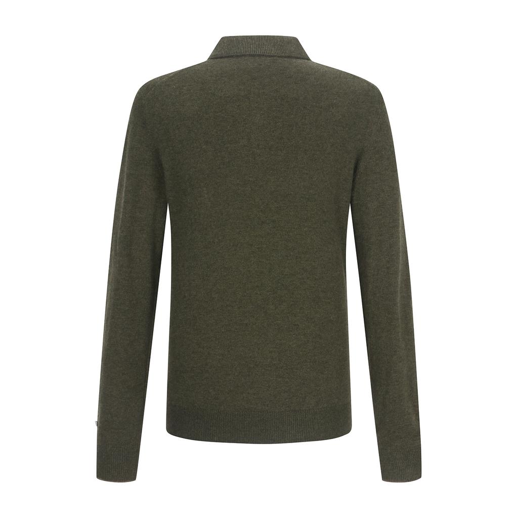 FERRAROMILANO Color-Blocked Thierry Sweater Khaki (Am0Ets40126)