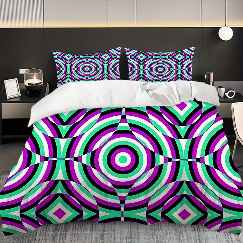 3D Digital Printing Three-Piece Set, Bedding Cover, Bedding Kit