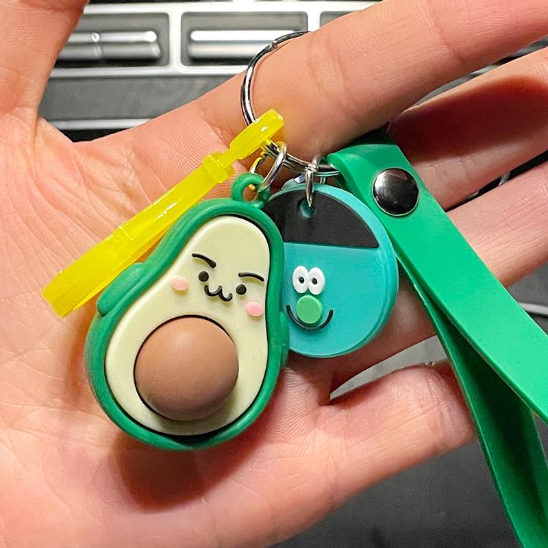 Pikachu Avocado Plüsch Schlüsselanhänger Anhänger für Kinder Taschen und Autoschlüssel