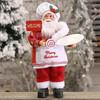 Christmas 12-inch Santa Claus Figurine Standing Santa Claus Doll Gift Christmas Decoration