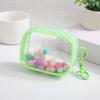 Color Clear Zipper Storage Bag Cartoon Doll Children Toy Box Organizer Earphones Chargers Pouch Gift Bags Dustproof Case
