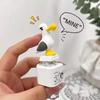 Tastiera Seagull Vocale Keycap Giocattolo Decompressione Luminoso Portachiavi Creativo Ciondolo Decorazione Borsa Per Adulti Sollievo dallo Stress