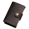 Custodia Porta Carte Fashion Casual in Pelle Crazy Horse Retrò Antifurto RFID Automatica Scatola Originale
