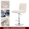 Real Waterproof Fabric Bar Chair Cover Stretch Short Back Chair Cover Washable Cheap Spandex Covers For Home Hotel Banquet Decor