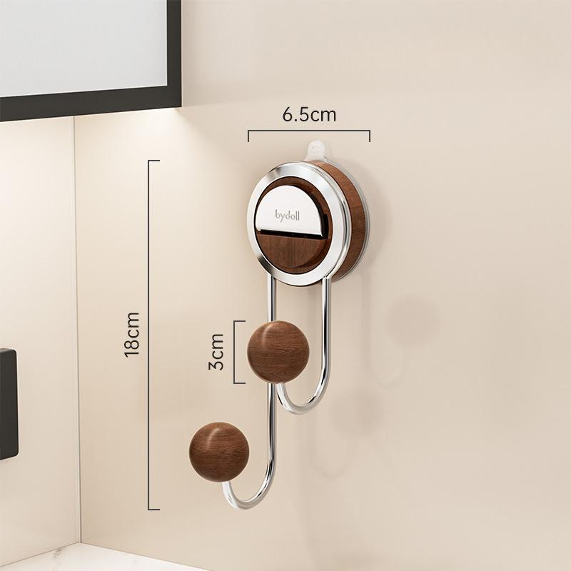 

Крючок на присоске, Без сверления, Крючок для одежды, Многофункциональный, Вешалка для одежды за дверью, Ванная комната, Бесшовный, Настенное хранение шляп, Настенный Pack of 1