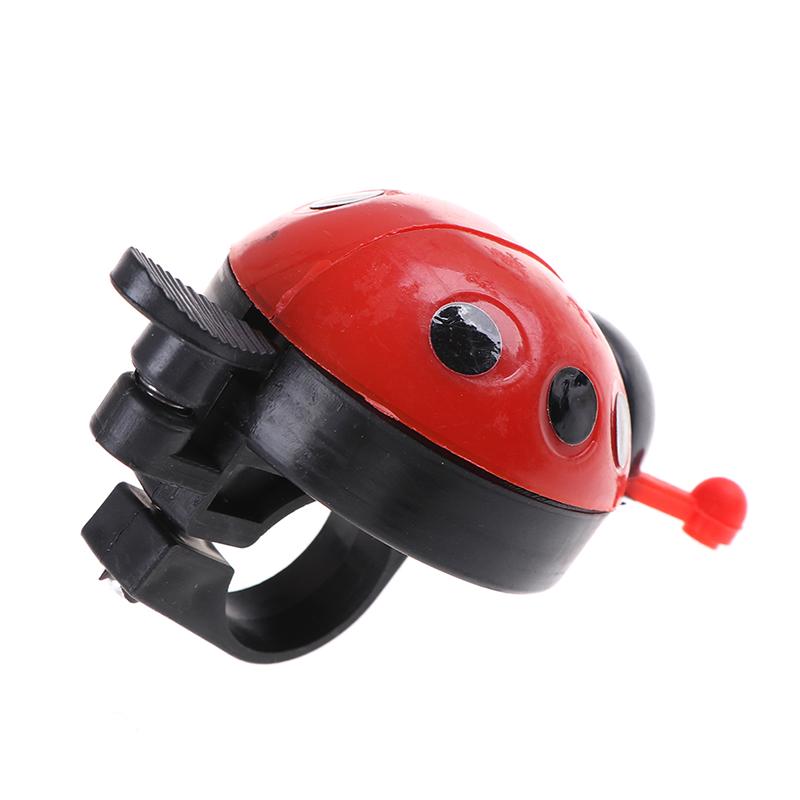 1Pc Bicycle Ladybug Bell Cartoon Cycling Bell Lovely Kids Bike Ride Alarm Horn