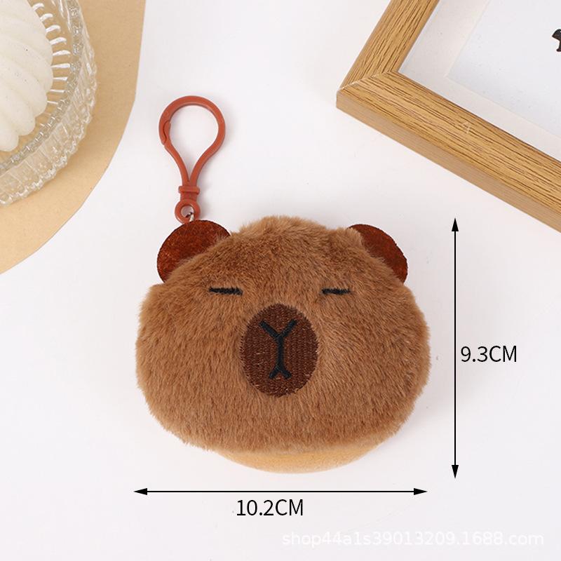 

Новий Креативний Капібара Аніме Плюшевий Гаманець для Монет Модний Міні Гаманець для Монет Круглі Мультяшні Сумки Підвіска