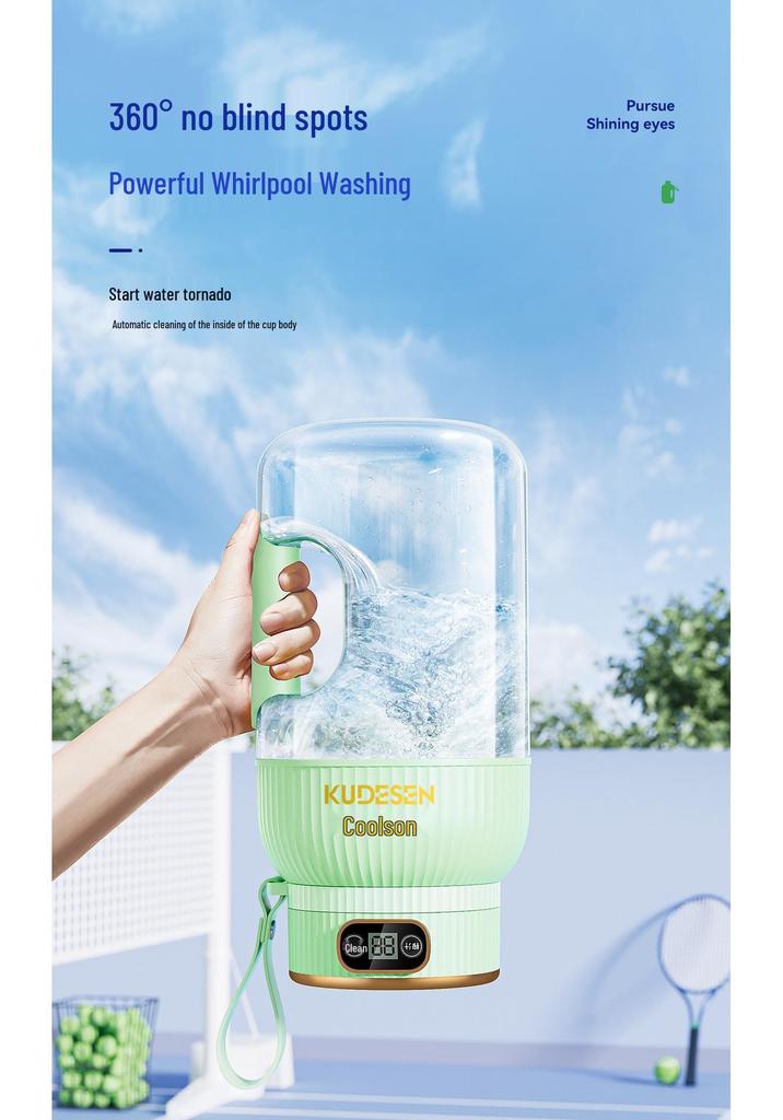 Wireless Rechargeable Portable Fruit Juicer Cup - Large Capacity for Home and Sports Use