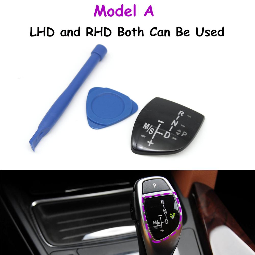 F20 F30 F32 F10 F07 F01 F25 Car Gear Shift Knob Panel Gear Button Trim Cover M Sport Sticker For BMW 1 2 3 4 5 6 7 X3 X4 X5 X6