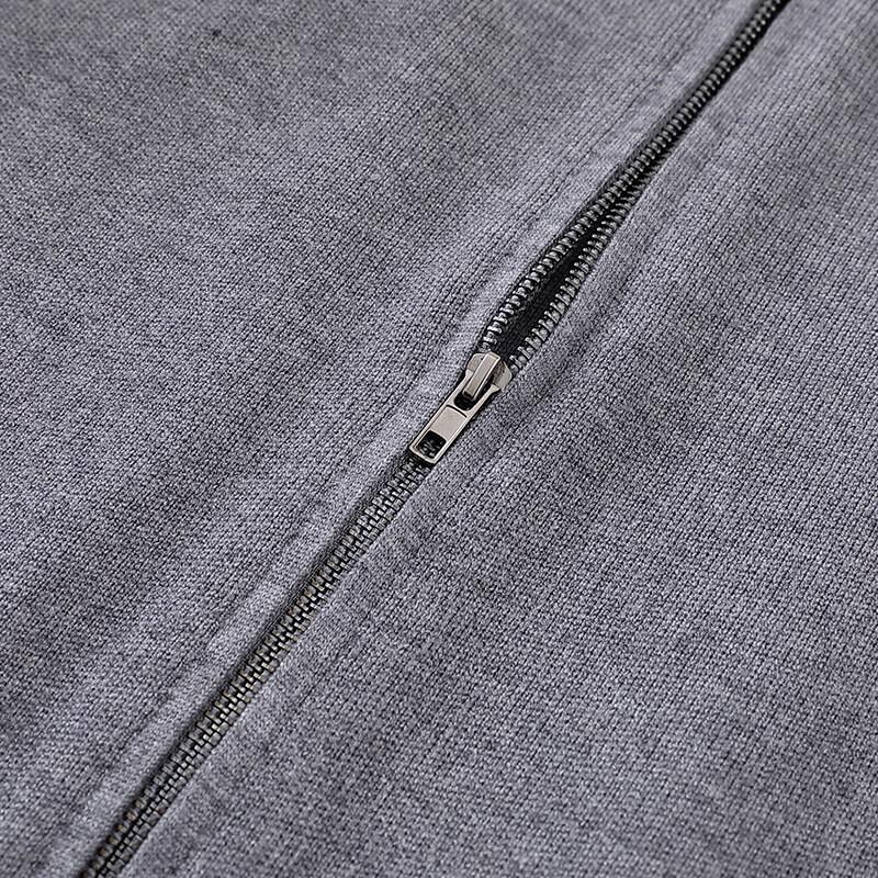 QIYOU 2025 Autumn/Winter Unisex Retro Knit Cardigan Sweater