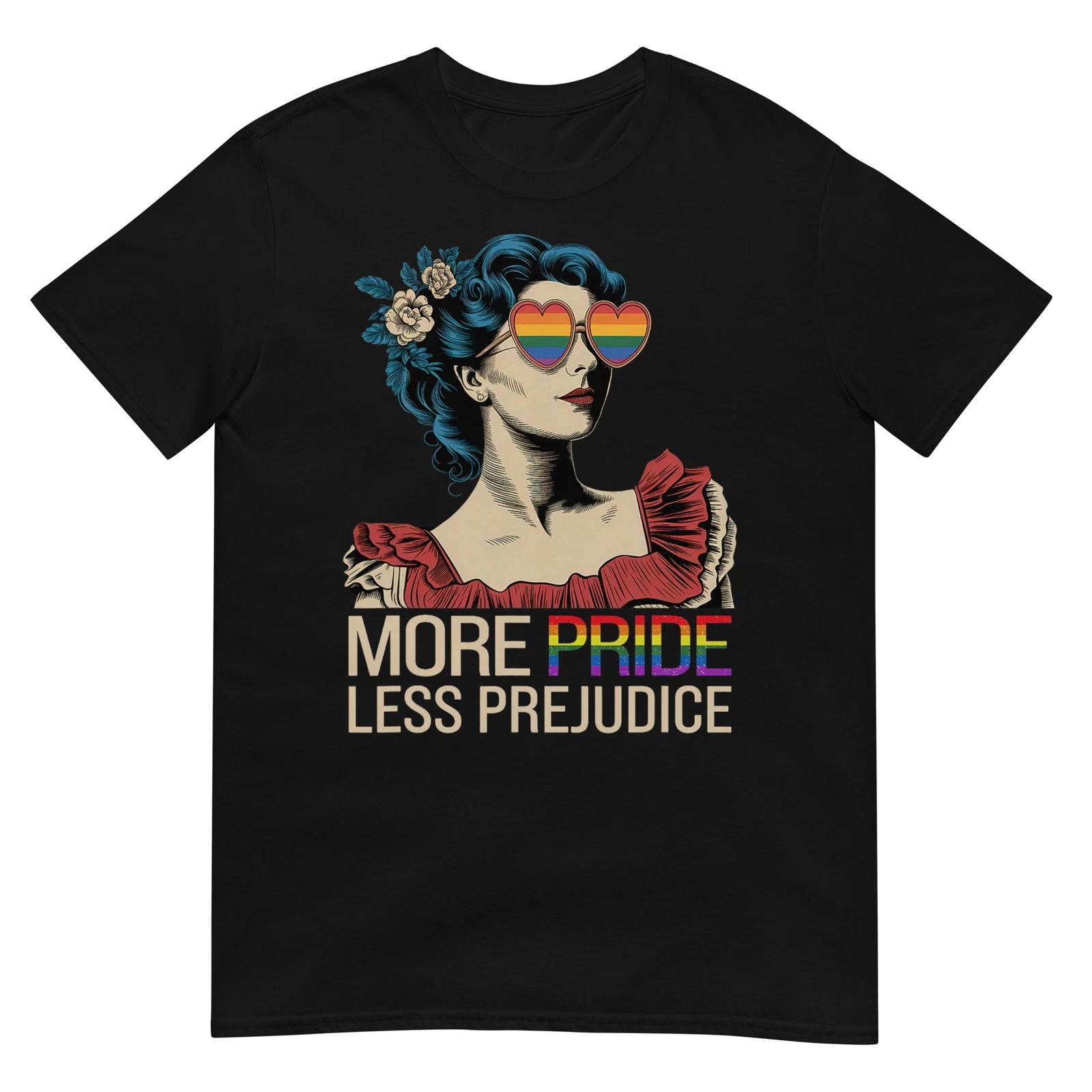 

More Pride Less Prejudice Pride Month LGBTQ T-Shirt 2XL