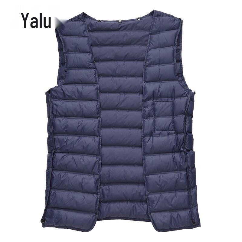 Yalu Men's Mid-Length Wool Blend Coat with Detachable Down Liner