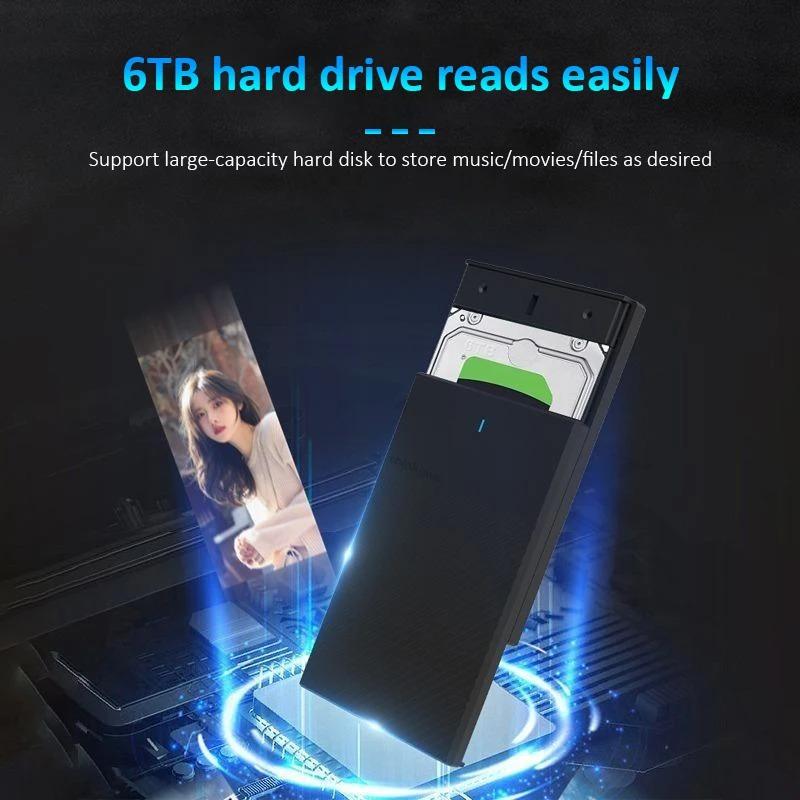 Lenovo K01 HDD Case 2.5 SATA to USB 3.0 Adapter External Hard Drive Enclosure Reader for SSD Disk HDD Box Case HD 2.5 HDD Case