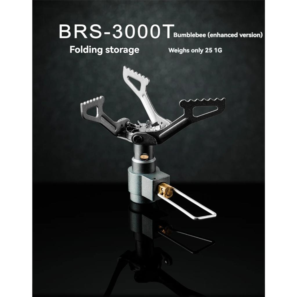 BRS-3000T Titanium Mini Camping Gas Burners 25g One-Piece Pocket Stove Outdooor Hiking Folding Cooking Furnace Portable