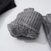 Fashion Solid Color Winter Gloves Exposed Finger Thick Half Finger Gloves Hand Protector Warm Mittens Outdoor