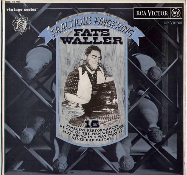 

LP Record FATS WALLER - Fractious Fingering RD7855 RCA Victor 1967 UK Jazz Used