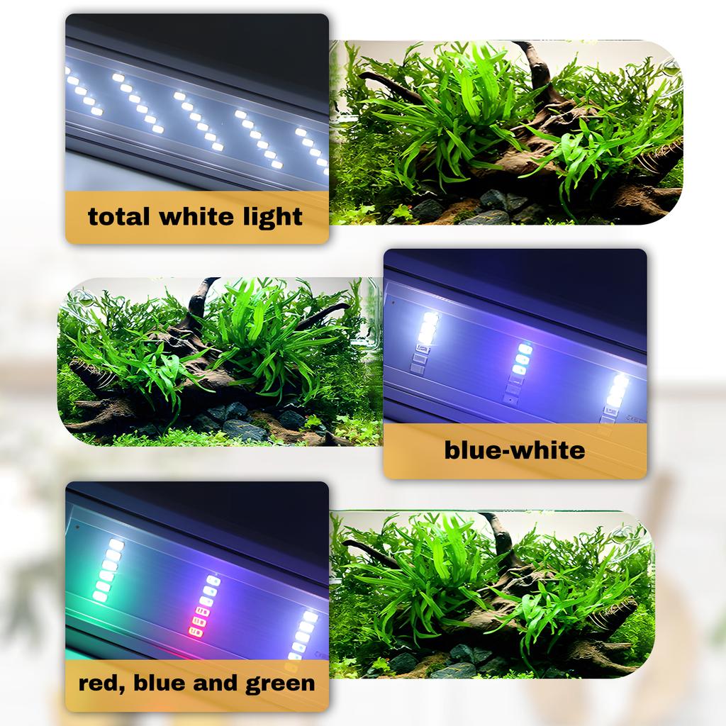Super Slim LED Aquarium Light Lighting Plants Grow Light Aquatic Waterproof Aquariums Decor Lighting Clip-on Fish Tank Light