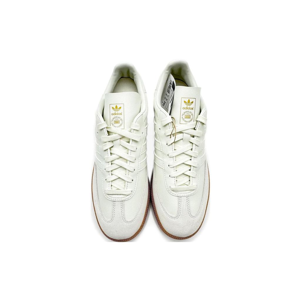 Kith x adidas Samba Senza Chiodi da Golf Bianche Gomma Unisex Sneakers Tinta Bianca IG5709