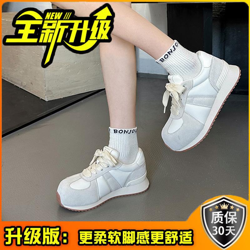High-end Soft-soled Forrest Gump Shoes for Women's Spring 2025 New Casual and Lightweight Versatile Flat-bottomed German Training Sports Shoes