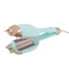 32mm Hair Deep Waver Crimper 2 Barrel Fast Heating 5 Temp Settings Ceramic Glaze Coating 40W Wave