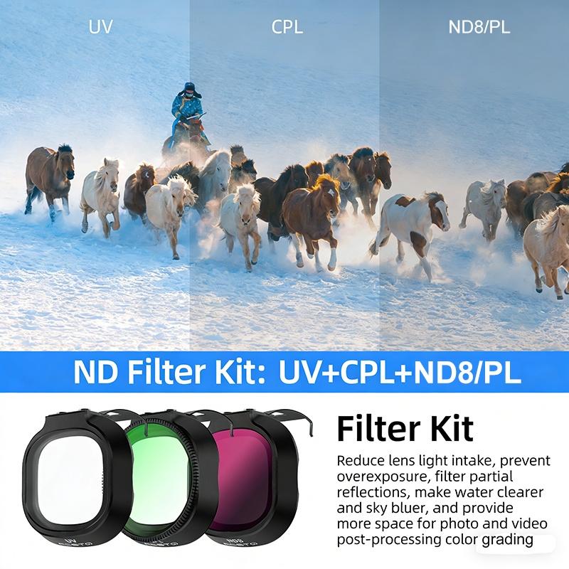 Para DJI NEO 2 Kit de Filtros de Lente ND8 ND16 ND32 ND64 CPL UV Filtros ND Leve Filtro de Câmera Para Acessórios de Drone DJI NEO 2