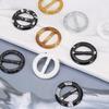 Corner Knot Crafts Garment Accessories DIY Clothing Decor Shirt Button T-shirt Clips Belt Buckle Scarf Clips Ring